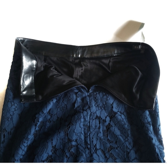 NWT Brixon Ivy Blue Cyndi Lace Pencil Skirt Small - Picture 3 of 9